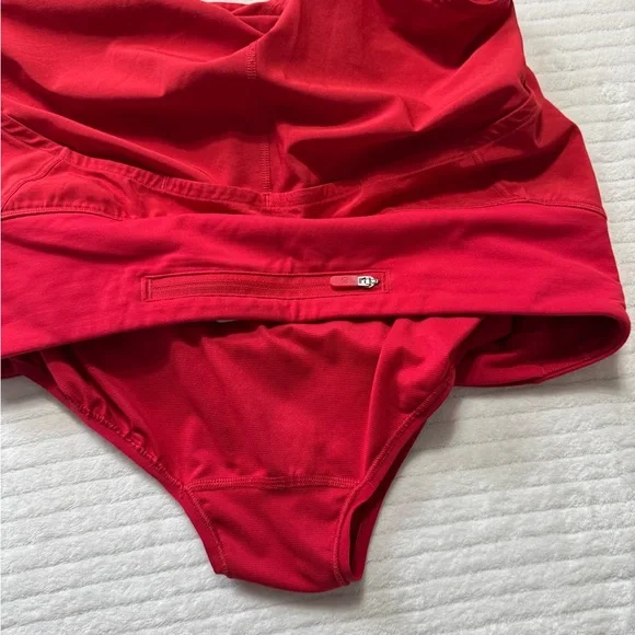 lululemon athletica Women's Bold Red Athletic Shorts - Picture 3 of 5